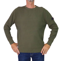 Thumbnail for PEUTEREY maglione uomo girocollo caldo cotone GARGALLO FW 02 PEU561799012365 689 VERDE inverno 2025