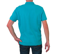 Thumbnail for HARMONT & BLAINE polo uomo cotone stretch LRJ033 020862 633 TURCHESE estate 2023