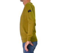 Thumbnail for PEUTEREY maglione uomo girocollo cotone lana EXMOOR 07 PEU561199011919 945 VERDE inverno 2025