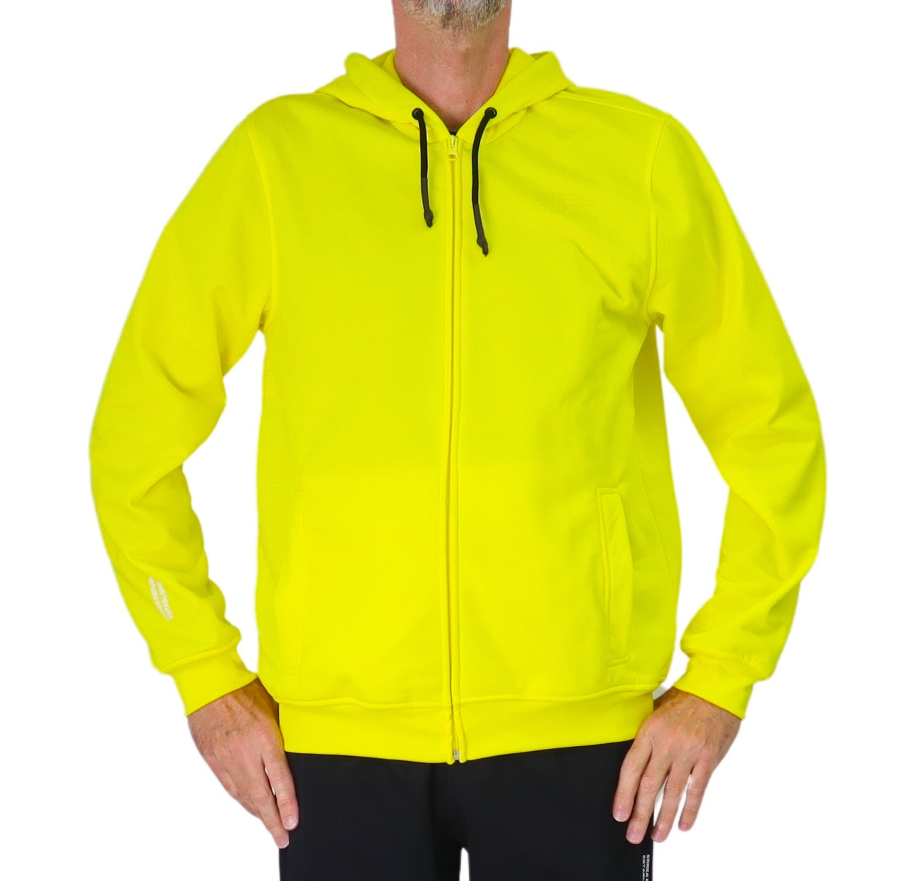 ERREA' REPUBLIC felpa uomo full zip cappuccio poliestere NO LOGO R32G0A0Z03310 GIALLO inverno 2025