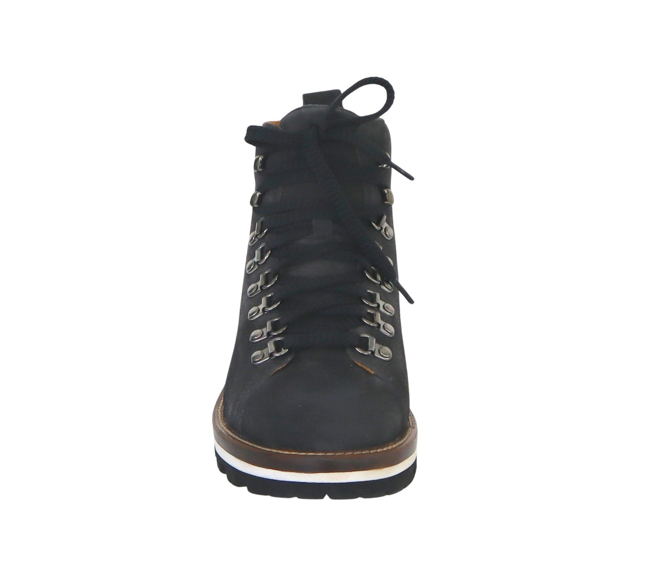 MONPIZ scarpe uomo scarponcino pelle suede HERITAGE CARBONIO GRIGIO ANTRACITE inverno 2025