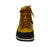 Thumbnail for MONPIZ scarpe uomo scarponcino pelle suede LUSSARI ZENDAIA GIALLO OCRA inverno 2025