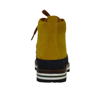 Thumbnail for MONPIZ scarpe uomo scarponcino pelle suede LUSSARI ZENDAIA GIALLO OCRA inverno 2025