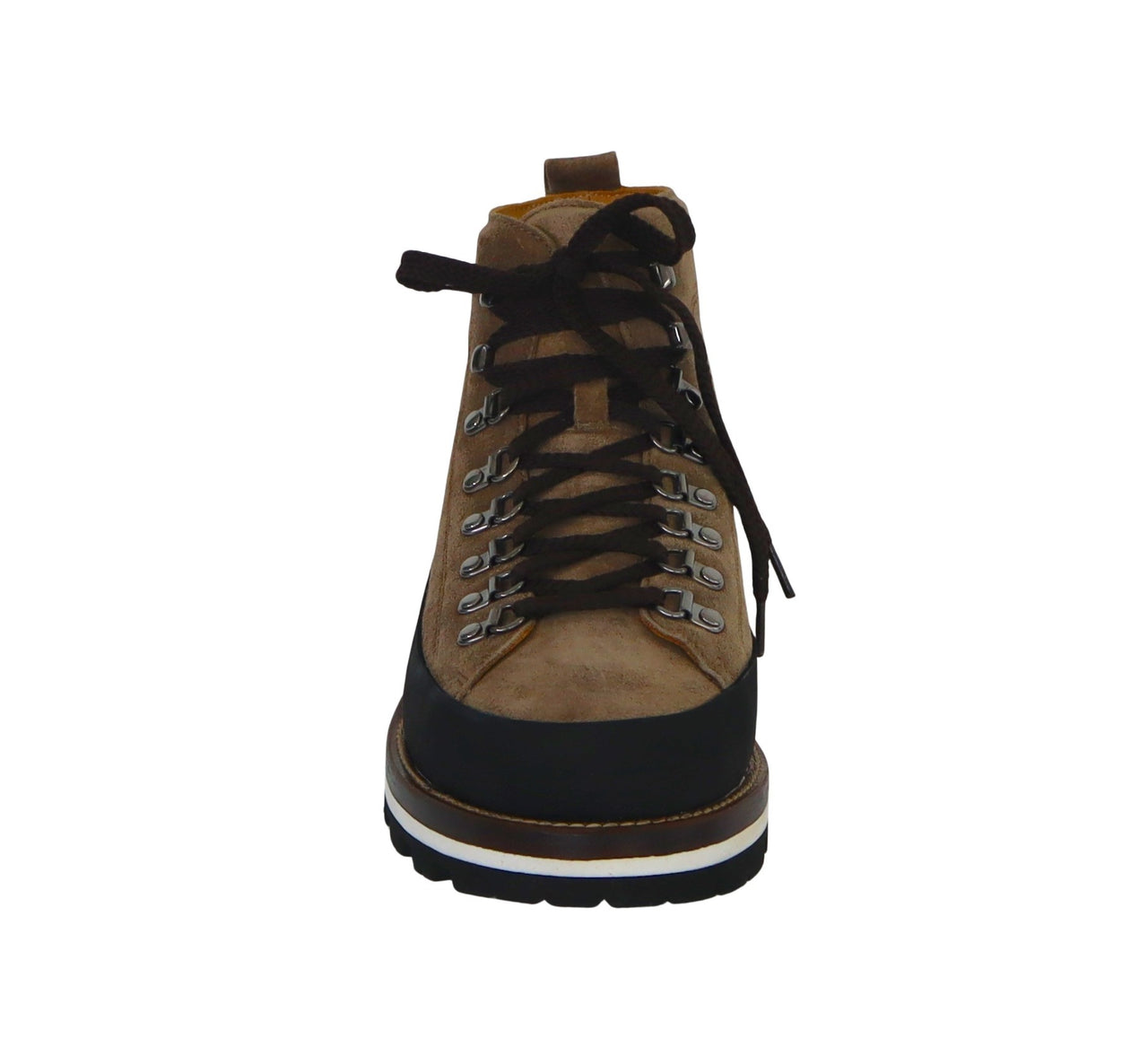 MONPIZ scarpe uomo scarponcino pelle suede LUSSARI SESAMO BEIGE inverno 2025