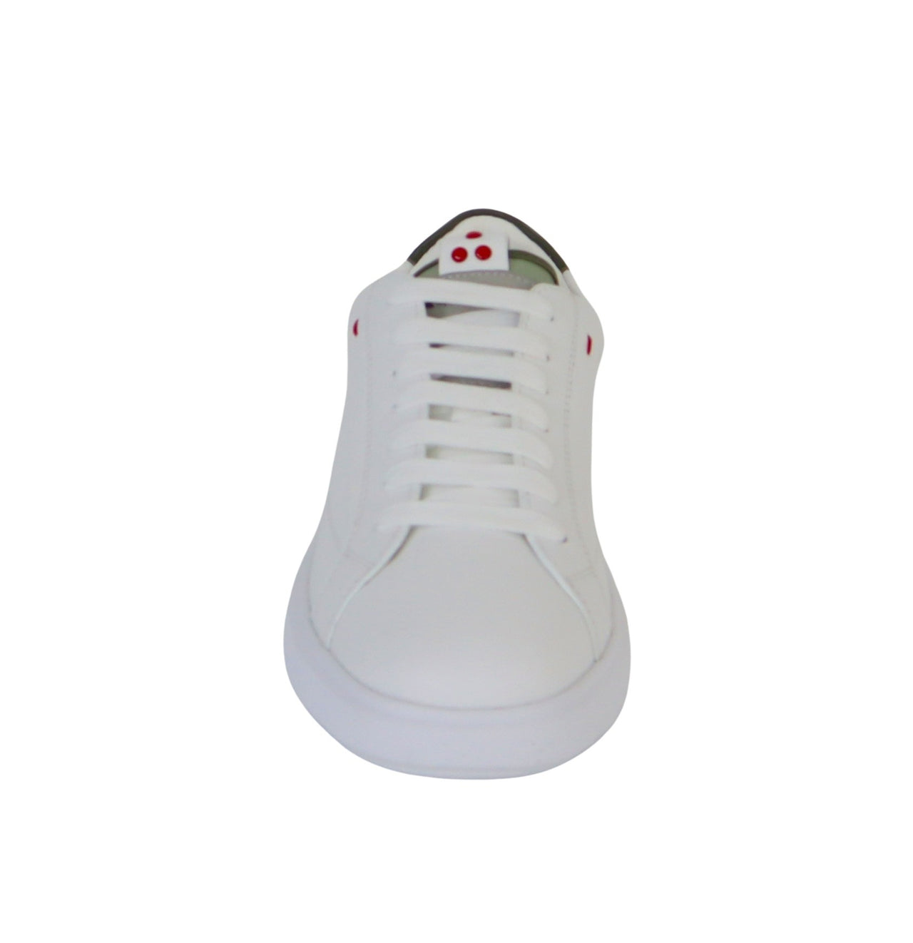 PEUTEREY scarpe sneaker uomo pelle QUARTER PEU552299011309 689 BIANCO VERDE inverno 2025