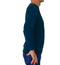 Thumbnail for SHOCKLY maglione uomo girocollo caldo cotone CROSSES ROUND 3M4019 VERDE inverno 2025