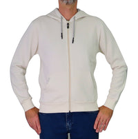 Thumbnail for SHOCKLY felpa uomo cotone cappuccio full zip F HOOD ZIP 3F1620 PANNA inverno 2025