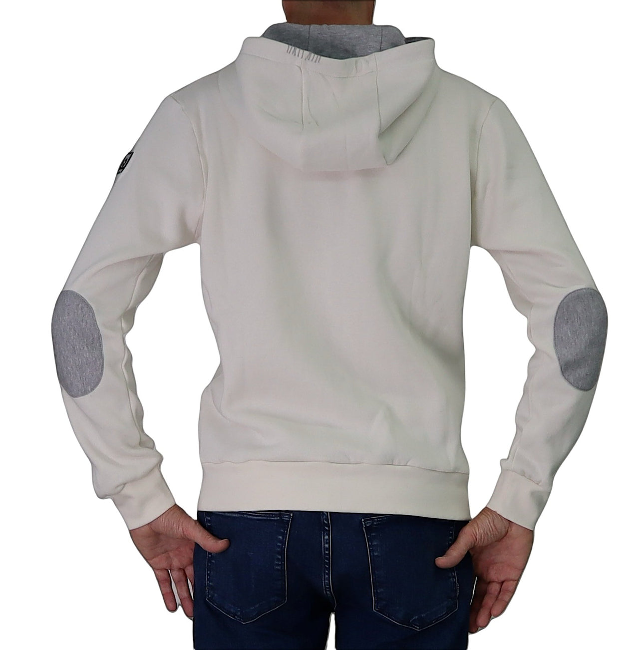 SHOCKLY felpa uomo cotone cappuccio full zip F HOOD ZIP 3F1620 PANNA inverno 2025
