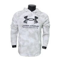 Thumbnail for UNDER ARMOUR felpa uomo cotone cappuccio fisso 1377185 100 BIANCO estate 2023