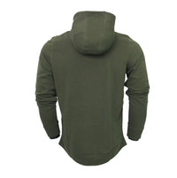 Thumbnail for UNDER ARMOUR felpa uomo cotone cappuccio 1370409 390 VERDE MILITARE estate 2023