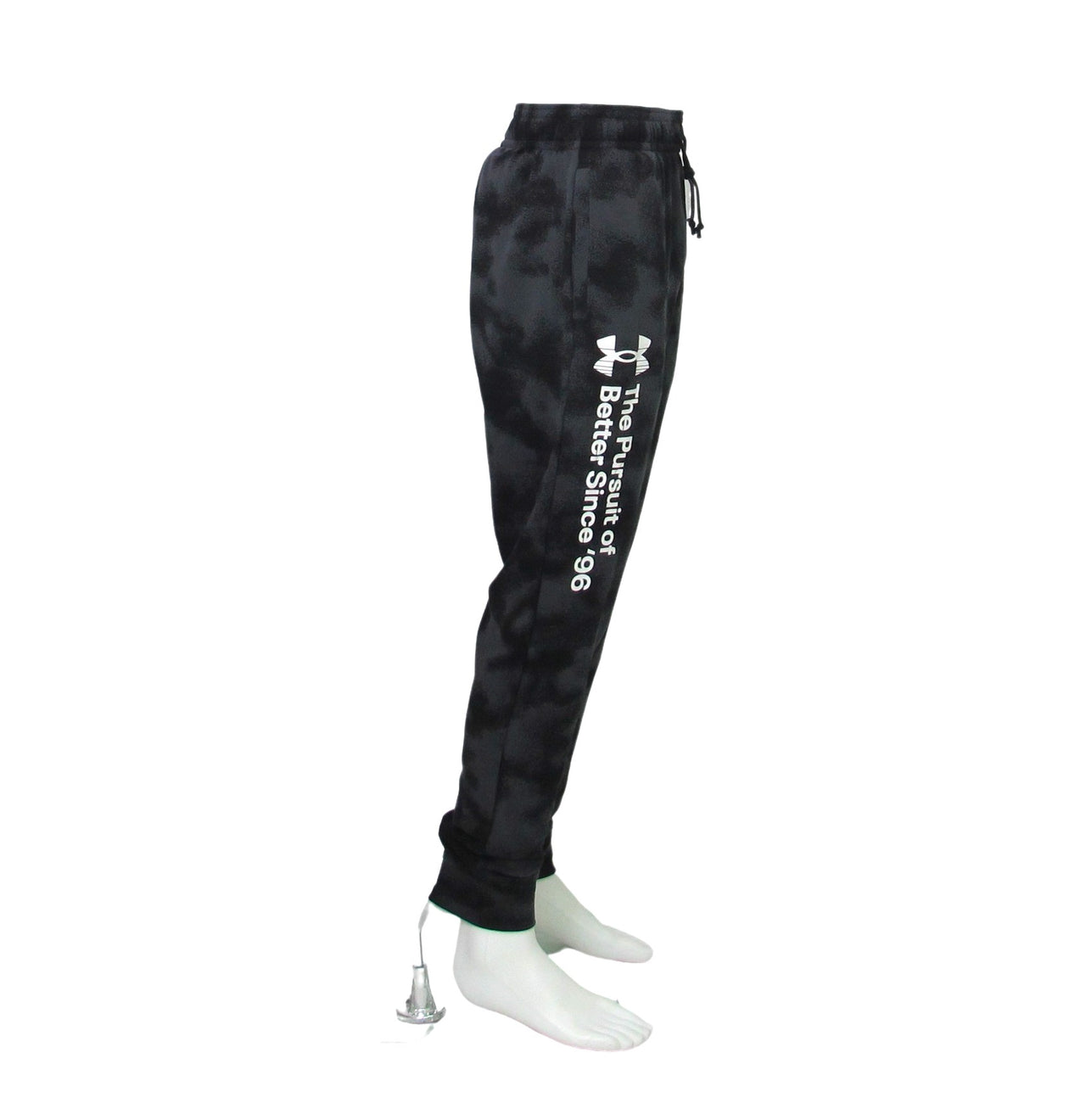 UNDER ARMOUR pantaloni uomo felpa tuta 1377593 001 GRIGIO NERO estate 2023