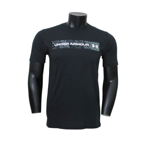 UNDER ARMOUR t-shirt uomo manica corta cotone 1376830 001 NERO estate 2023