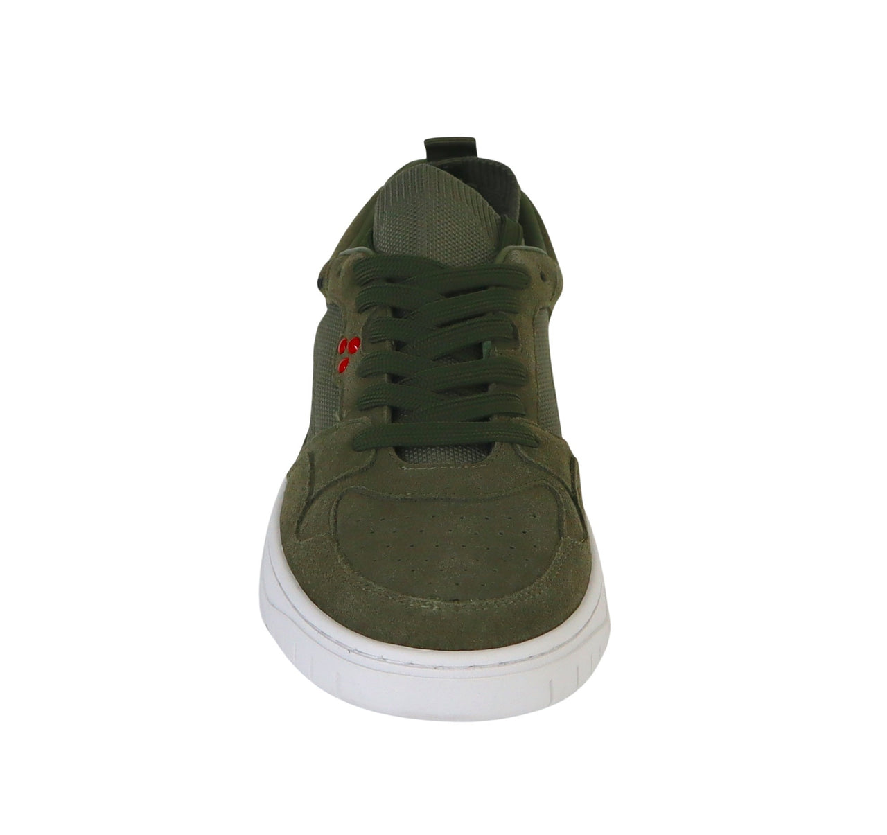 PEUTEREY scarpe sneaker uomo camoscio HOLSTEIN 01 PEU570599011309 689 VERDE inverno 2025