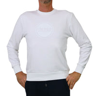 Thumbnail for COLMAR felpa uomo cotone girocollo 8235 5WS CONNECTIVE 01 BIANCO estate 2023