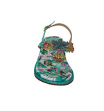 MENBUR sandali donna flat infradito gioiello 24116 0056 TURCHESE estate 2023
