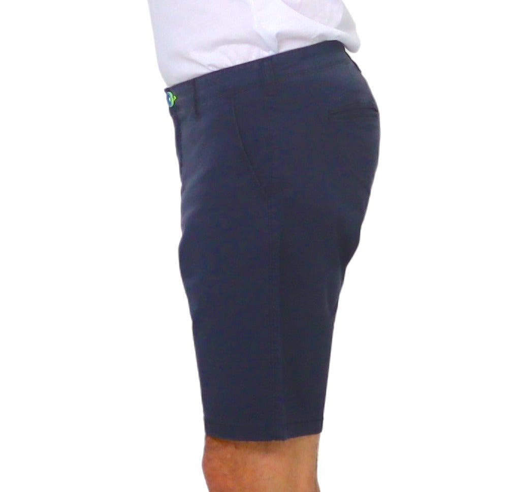 SHOCKLY bermuda uomo cotone RICCIONE GABARDINA NIGHT 6P0108 BLU estate 2023