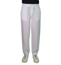 Thumbnail for COLMAR pantaloni uomo coulisse lino jogging 0580 6AZ UNIQUE 01 BIANCO estate 2026