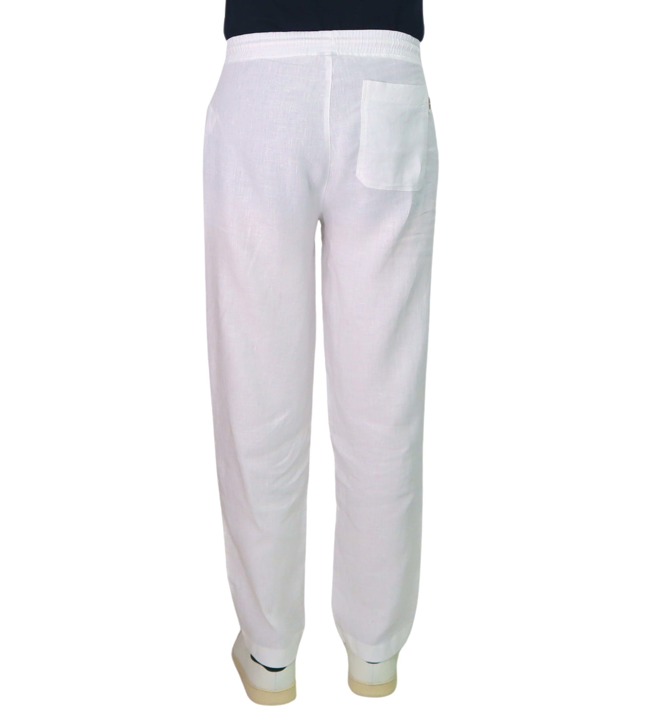 COLMAR pantaloni uomo coulisse lino jogging 0580 6AZ UNIQUE 01 BIANCO estate 2026