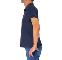 Thumbnail for RE-DO IT polo uomo manica corta collo francese no stiro LIVIO A0010 BLU estate 2026