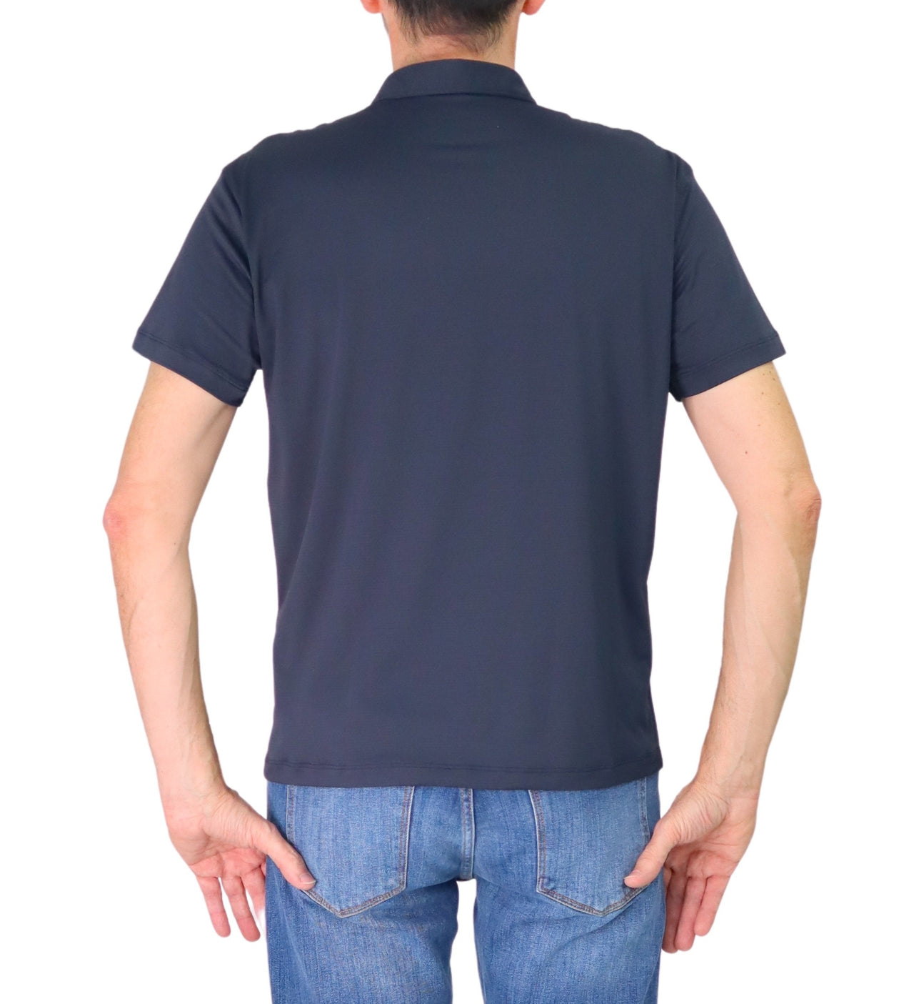 RE-DO IT polo uomo manica corta collo francese no stiro LIVIO A0010 BLU estate 2026