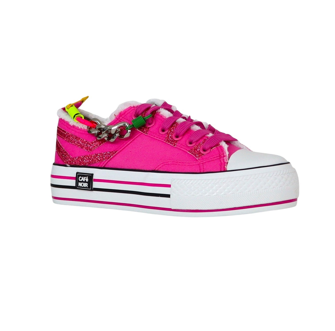 CAFèNOIR scarpe donna sneaker tessuto glitter C1DM9503 V004 FUXIA estate 2023
