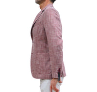 Thumbnail for AT.P.CO giacca uomo monopetto A322ALAN60 TF557 670 BORDEAUX BIANCO estate 2026