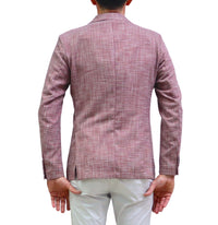 Thumbnail for AT.P.CO giacca uomo monopetto A322ALAN60 TF557 670 BORDEAUX BIANCO estate 2026