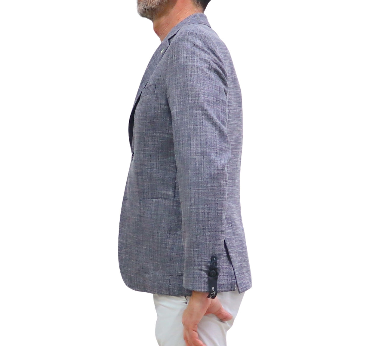 AT.P.CO giacca uomo monopetto A322ALAN60 TF557 790 BLU BIANCO estate 2026