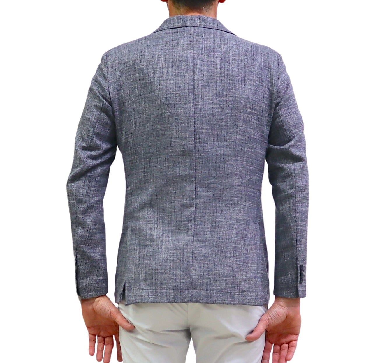 AT.P.CO giacca uomo monopetto A322ALAN60 TF557 790 BLU BIANCO estate 2026
