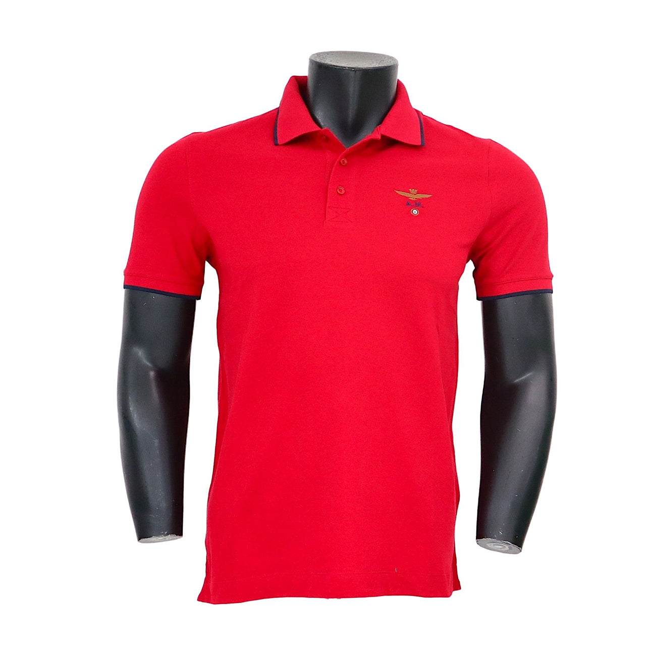 AERONAUTICA MILITARE polo uomo cotone 231PO1308P82 19299 ROSSO estate 2023