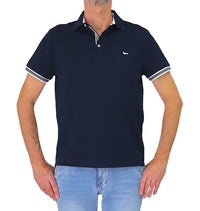 Thumbnail for HARMONT&BLAINE polo uomo manica corta cotone LRQ490 021148 801 BLU estate 2026
