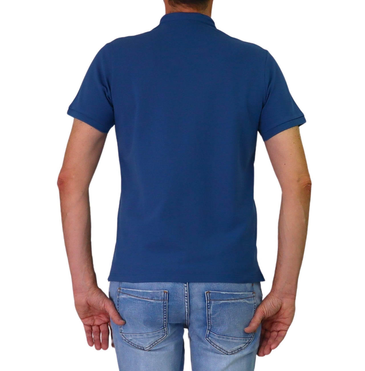 TAKE TWO polo uomo manica corta collo coreana cotone UK04604 INDACO BLU estate 2026