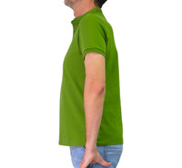 Thumbnail for TAKE TWO polo uomo manica corta collo coreana cotone UK04604 OLIO VERDE estate 2026