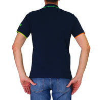 Thumbnail for SHOCKLY polo uomo manica corta cotone stretch POLO CROSSES 4X5115 NIGHT BLU estate 2026