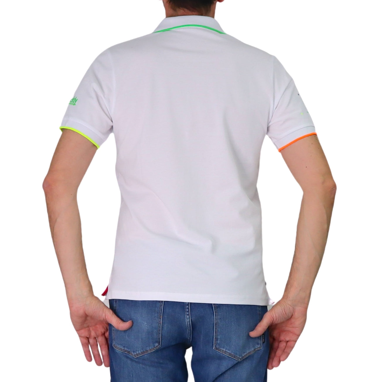 SHOCKLY polo uomo manica corta cotone stretch POLO CROSSES 4X5101 BIANCO estate 2026
