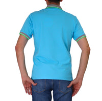 Thumbnail for SHOCKLY polo uomo manica corta cotone stretch POLO CALIFORNIA 4X5212 TURCHESE estate 2026