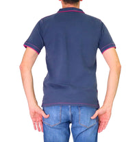 Thumbnail for SHOCKLY polo uomo manica corta cotone stretch POLO VINTAGE 4X4014 NAVY BLU estate 2026