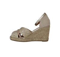 Thumbnail for CAFèNOIR sandali donna zeppa espadrillas C1HF9001 L002 PLATINO estate 2023