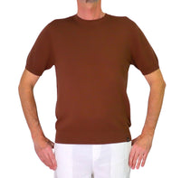 Thumbnail for COLMAR t-shirt uomo maglia girocollo cotone ultra sottile 4407T 4ZG KINKY 768 MARRONE estate 2026