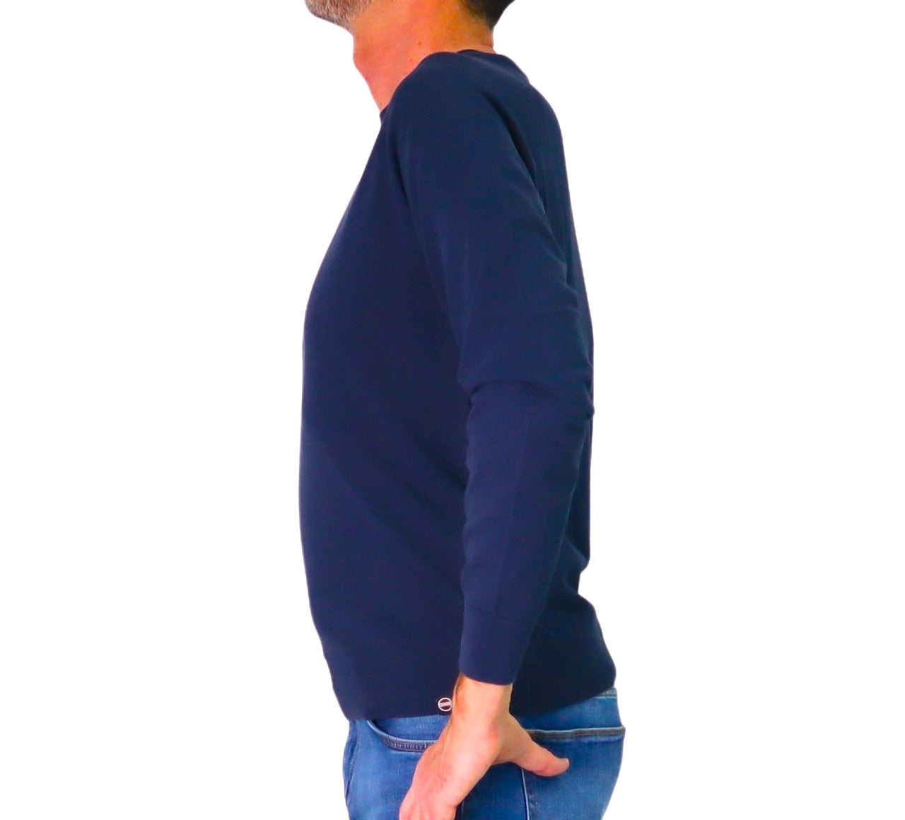 COLMAR maglione uomo girocollo cotone ultra sottile 4429T 4ZG KINKY 68 BLU estate 2026