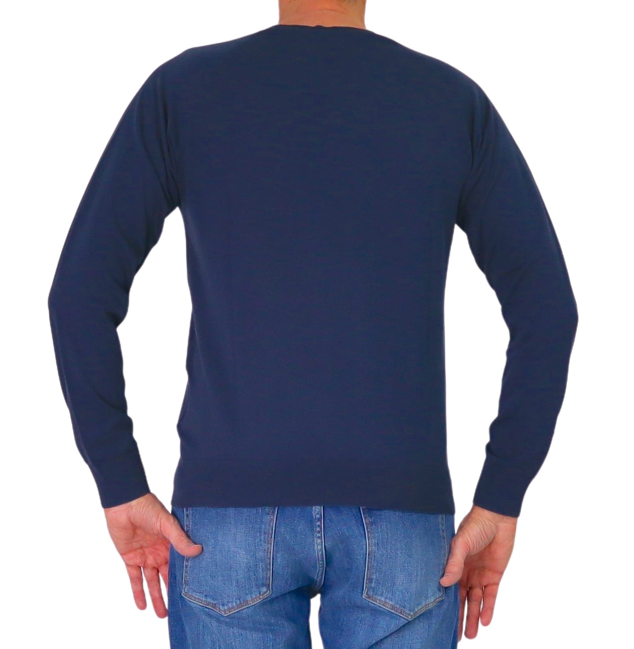 COLMAR maglione uomo girocollo cotone ultra sottile 4429T 4ZG KINKY 68 BLU estate 2026