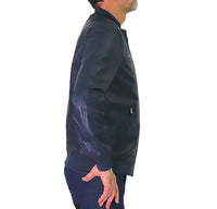 Thumbnail for PEUTEREY giubbino uomo bomber pelle SANDS LEATHER PE 07 PEU541199011856 215 BLU estate 2026