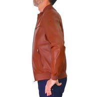 Thumbnail for PEUTEREY giubbino uomo bomber pelle coreana SANDS LEATHER PE 07 PEU541199011856 477 COGNAC estate 2026