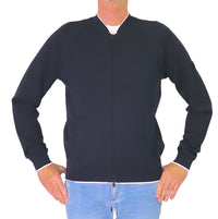 Thumbnail for PEUTEREY maglione uomo full zip cotone MOSK PEU550799012180 215 BLU estate 2026