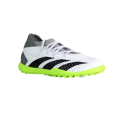 ADIDAS scarpe calcetto bimbo turf PREDATOR ACCURACY.3 TURF IE9450 BIANCO NERO luglio 2023