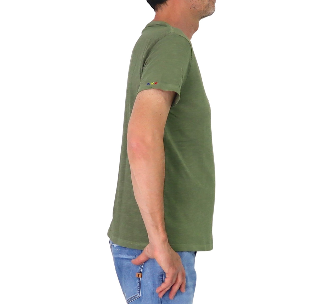 SHOCKLY t-shirt uomo girocollo cotone TS HAND SCOOTER 4T3422 VERDE estate 2026