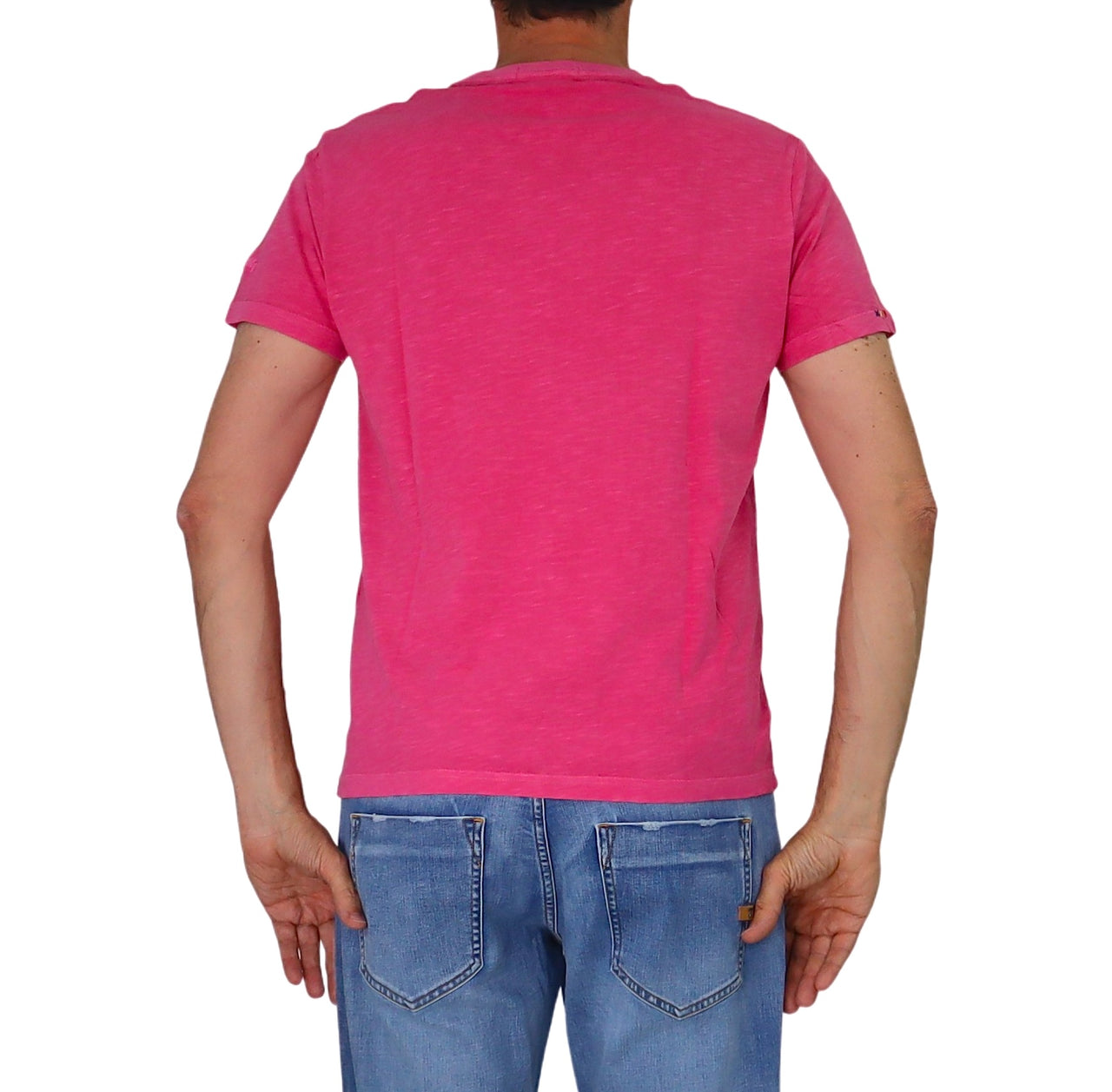 SHOCKLY t-shirt uomo girocollo cotone TS HAND SCOOTER 4T3417 ROSSO FRAGOLA estate 2026