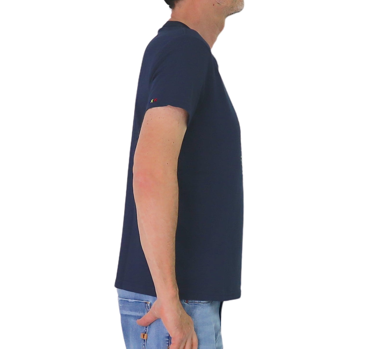 SHOCKLY t-shirt uomo girocollo cotone TS HAND SCOOTER 4T3414 BLU estate 2026