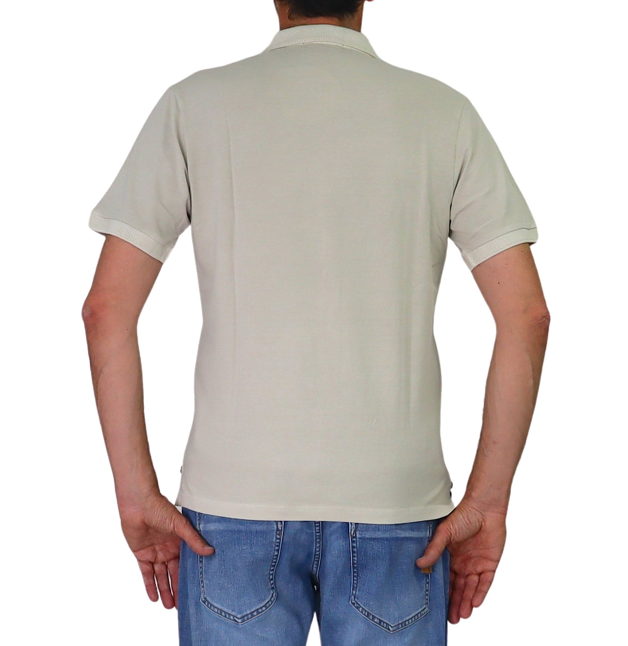 SHOCKLY polo uomo manica corta cotone stretch POLO TALLIN 4X8002 BEIGE estate 2026