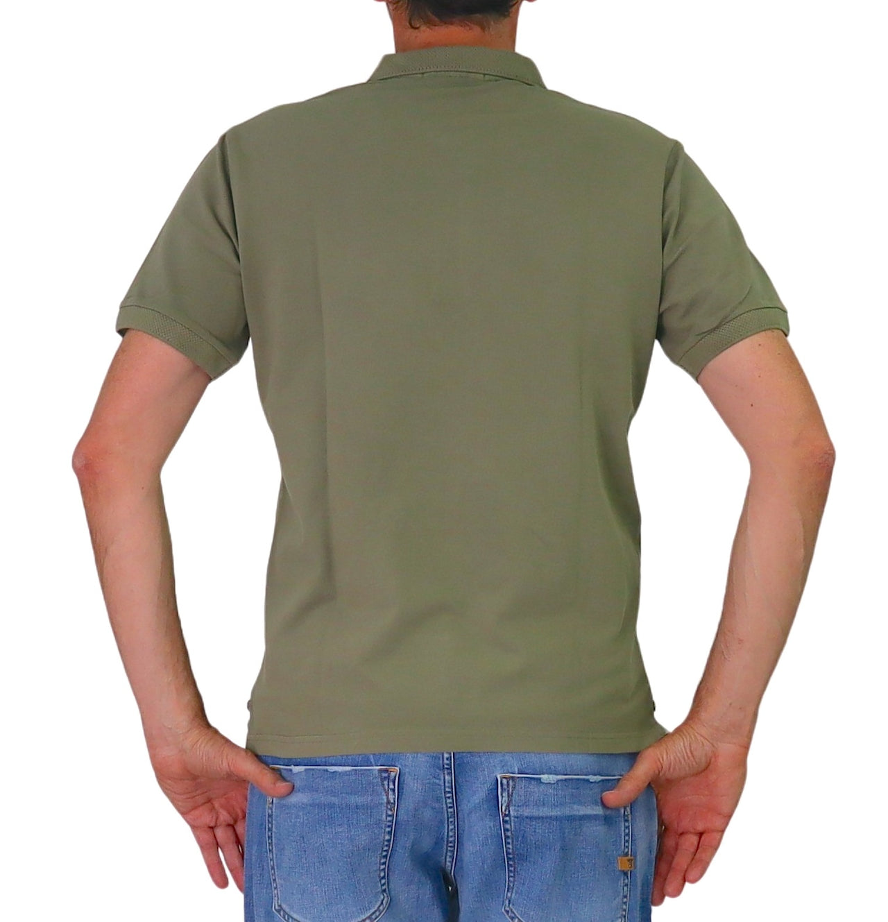 SHOCKLY polo uomo manica corta cotone stretch POLO TALLIN 4X8022 VERDE estate 2026